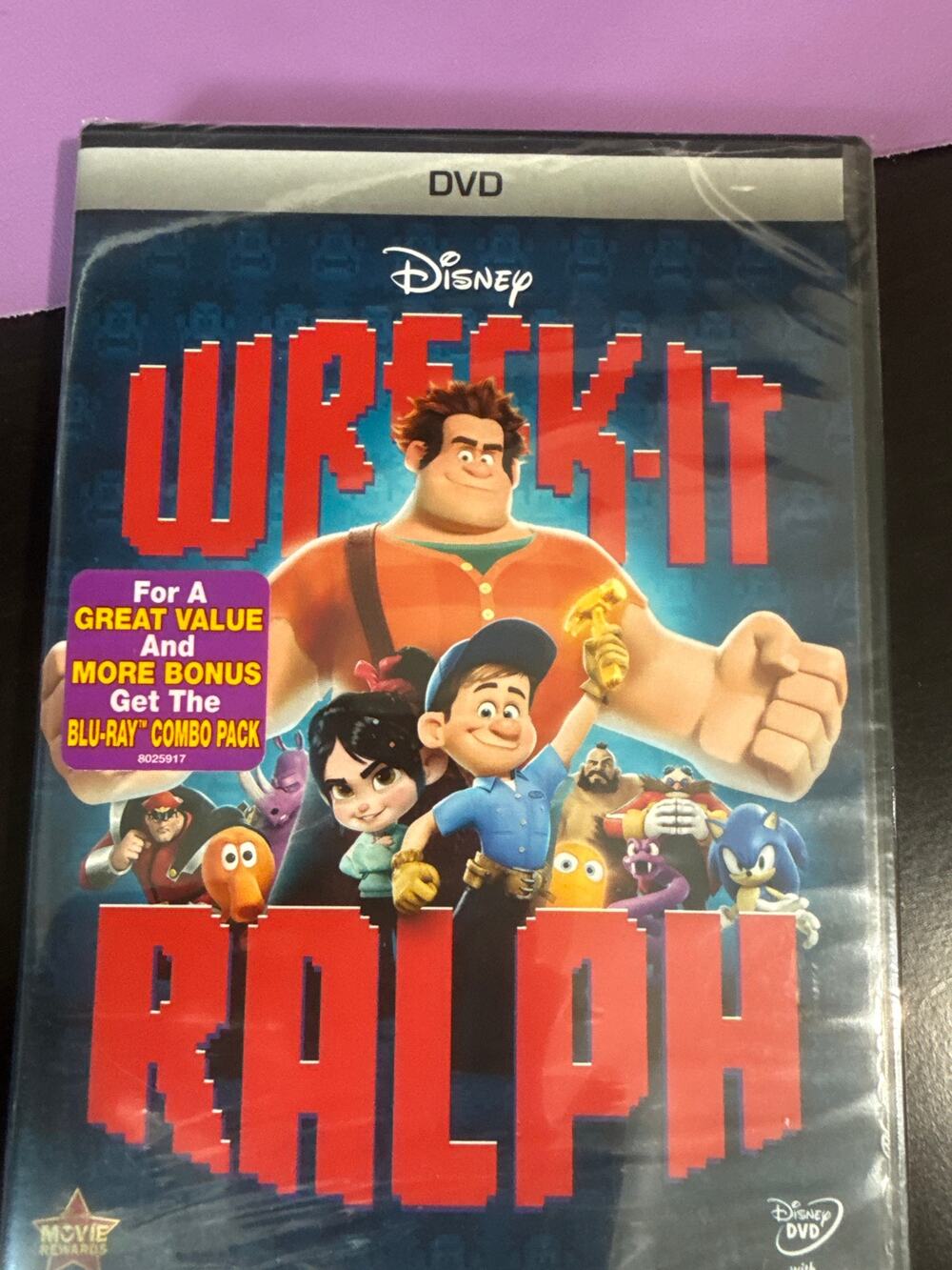 New sealed Wreck-It Ralph DVD